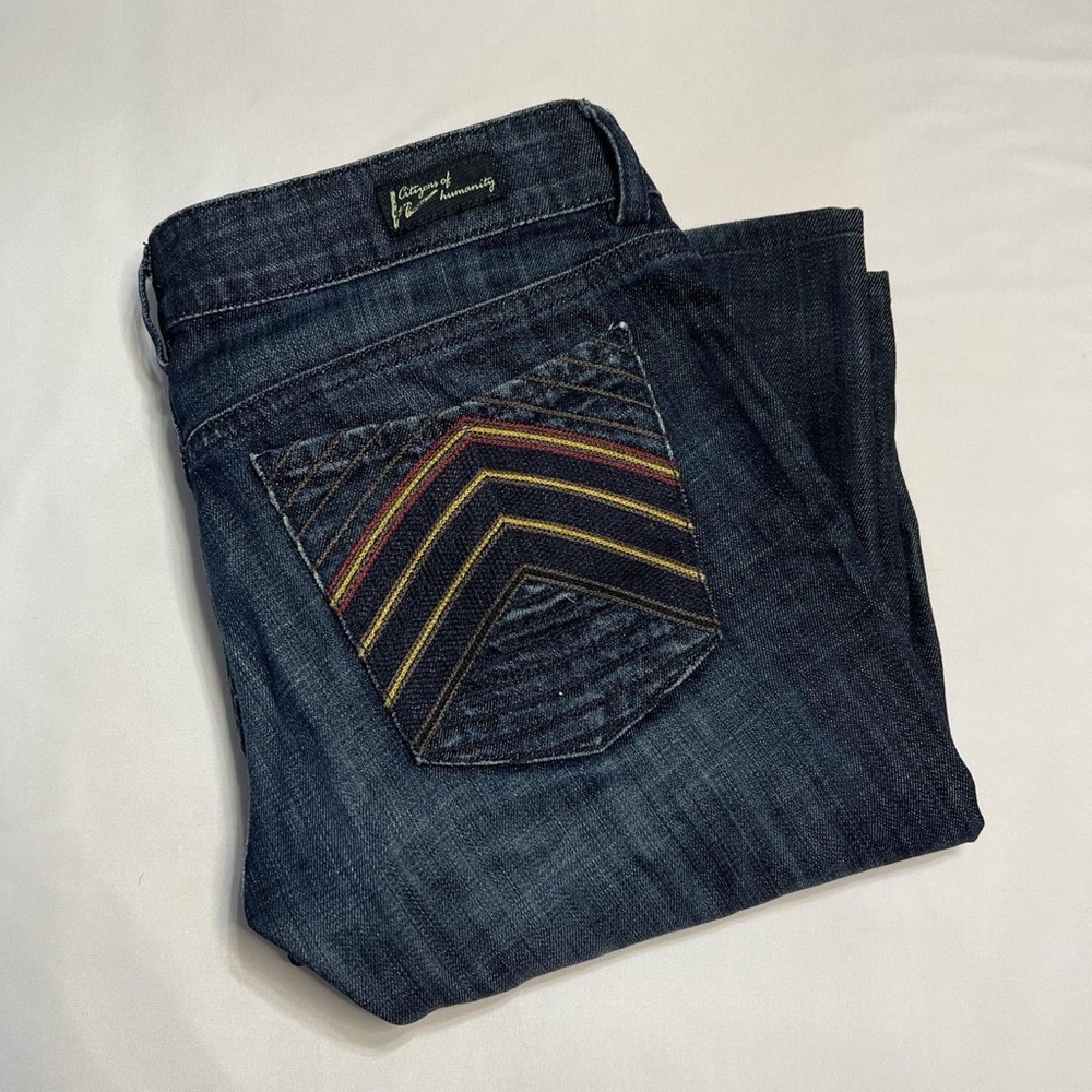 COPY - Citizens of Humanity size 27 dark wash flare trouser jeans